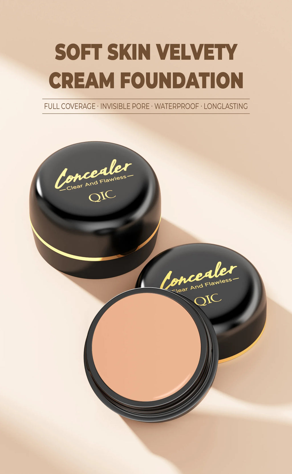 Hydrating Eye Brightening Concealer&Contour Cream-Full Coverage,Long Lasting,Correcting Eye Concealer for a Perfect Look Makeup