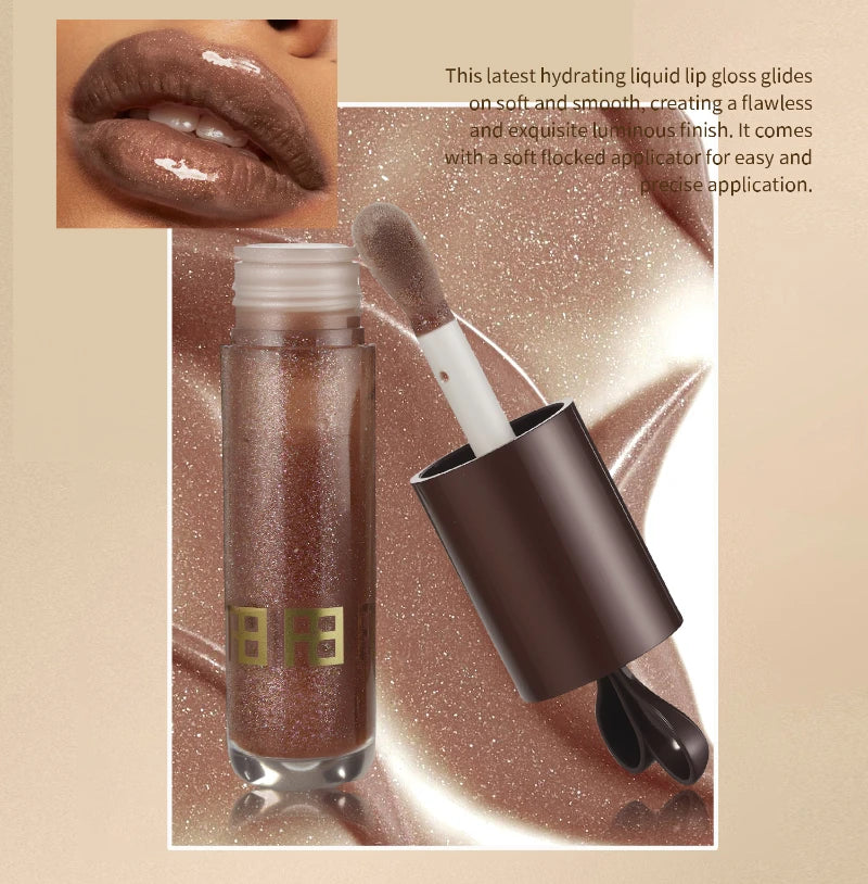 Honey Infused Hydrating Lip Oil - Nourishing for Dry Lips,High Shine,Fresh Honey Scent,Lip Gloss,Moisturizing Lip Makeup